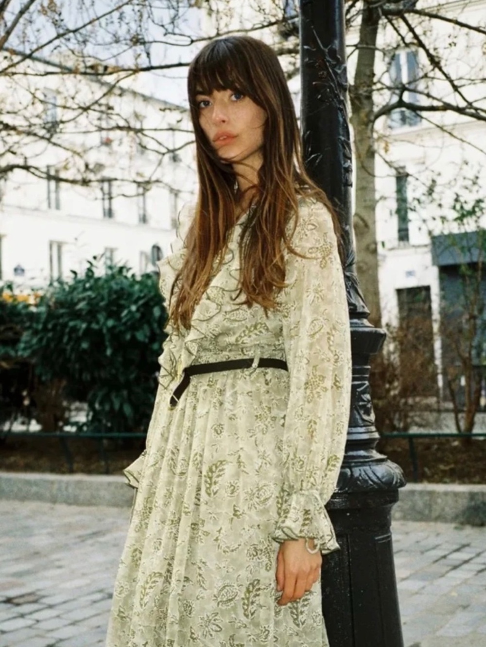 ZARA - RUFFLE PRINT DRESS - S - NWT - Picture 4 of 6